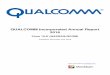 2016 QUALCOMM Incorporated Annual Reportannualreport.stocklight.com/NASDAQ/QCOM/161967933.pdfQUALCOMM INCORPORATED Form 10-K For the Fiscal Year Ended September 25, 2016 Index Page
