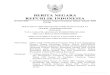 BERITA NEGARA REPUBLIK INDONESIA · Subsidi Kredit Pemilikan Rumah Sederhana Sehat (KPRSH); 5. Peraturan Menteri Negara Perumahan Rakyat Nomor 04/PERMEN/M/2007 tentang Pengadaan Perumahan