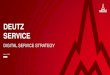DEUTZ SERVICE DEUTZ DIGITAL SERVICE TELEMATICS - IT ARCHITECTURE MQTT Broker Monitoring Analytics Portal