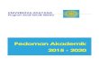 Pedoman Akademik 2015 - 2020 · universitas udayana