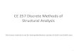 CE 257 Discrete Methods of Structural Analysis€¦ · J. N. Reddy, An Introduction to the Finite Element Method (Chapter 6) CE 257 3. CE28 Analytical and Computational ... Introduction