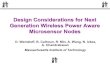 Design Considerations for Next Generation Wireless Power ......[Montanaro, JSSC ‘96] CLB CLB CLB CLB 65% 21% 9% 5% Interconnect Clock I/O CLB “Software” Energy Dissipation is