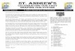 ST. ANDREW’S · Volume 27 Number 12 St. Andrew’s Episcopal Church, Lake Worth, Florida January 2016 Dear Brothers and Sisters in Christ,
