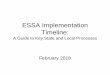 ESSA Implementation Timeline - CCSSO...Kathryn Young, Senior Policy Advisor, EducationCounsel. Emily Webb, Policy Assistant, EducationCounsel. COUNCIL OF CHIEF STATE SCHOOL OFFICERS
