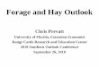 Forage and Hay Outlook€¦ · 17/10/2018  · Forage and Hay Outlook. The Southern Region covers a large area with wide climate, soil, terrain, forage species, and livestock system