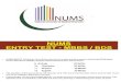 NUMS-MDCAT &Aptitude Test shall comprise of a single ... · Also offer AFNS BOOK [Syllabus & Past Papers] Army Medical College Preparation Book Entry Test Book For NUMS MDCAT MDCAT