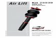 Air Lift Performance - CatalogRack€¦ · troubleshooting of this BMW e39 performance kit . It is important to read and understand the entire installation guide before beginning