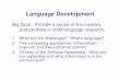 Language Development - Linguisticsgrammar.ucsd.edu/courses/hdp1/Lectures/ackerman.pdfA Paradox “Normal” adults have great difficulty achieving moderate competence, let alone fluency,
