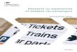 Experiences of disabled rail passengers - gov.uk...9 On-board Of disabled passengers who reported experiencing a problem on-board trains, almost three in ten each cited a lack of on-board