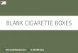 Blank Cigarette Boxes Available in All Sizes & Shapes in London