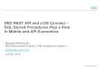 DB2 REST API and z/OS Connect SQL/Stored Procedures Play a … · 2018. 5. 25. · DB2 native RESTful service functionality maintaining z/OS Connect externals as applicable and •Added