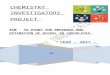 CHEMISTRY INVESTIGATORY PROJECT · Web viewCHEMISTRY INVESTIGATORY PROJECT CHEMISTRY INVESTIGATORY PROJECT YEAR – 2017 - 2018AIM - TO STUDY THE PRESENCE AND ESTIMATION OF NICKEL