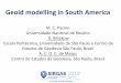 Geoid modelling in South America - SIRGAS · 2019. 12. 5. · Geoid modelling in South America M. C. Pacino Universidade Nacional de Rosário D. Blitzkow Escola Politécnica, Universidade
