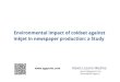 Environmental impact of coldset against inkjet in ... · MSDS Number 000000011962 Use of the Substance/Preparation Product code Synonyms Offset plate developer concentrate Business