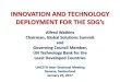 INNOVATION AND TECHNOLOGY - UNCTAD...Innovation and Technology Deployment Innovation Mission-oriented Inclusive Reverse Bottom-up Social Prizes Grand challenges Indigenous Technology