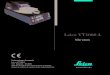 Leica VT1000 A...Leica VT1000 A Vibratom Instrucciones de manejo Leica VT1000 A V1.1 Español – 01/2010 Guarde siempre este manual junto al equipo. Antes de utilizar el equipo, léalo