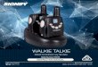 WALKIE TALKIE...Walkie Talkie Section • 500mW UHF CB Handheld 2-way Talk Radio • 75 Channels • CTCSS/DCS Codes (CTCSS 38 / DCS 61) • Frequency 476.425-477.4125 MHz • …