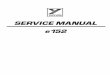 SERVICE MANUAL e152 Manual-Service-e152-1v00 · correspondant au voltage spécifié dans le manuel ou tel qu’indiqué sur l’appareil. Cet appareil est équipé d’une prise d’alimentation