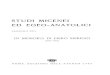 STUDI MICENEI ED EGEO-ANATOLICI · 2013. 7. 19. · studi micenei ed egeo-anatolici fascicolo xxiv in memoria di piero meriggi (1899-1982) ff roma, edizioni dell'ateneo 1984