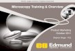 Microscopy Training & Overview - Edmund Optics · 2017. 12. 11. · TIRF is an extremely elegant optical microscopy technique primarily used to observe single molecule fluorescence
