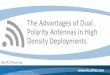 The Advantages of Dual Polarity Antennas in High Density … · 2019. 6. 11. · The Advantages of Dual Polarity Antennas in High Density Deployments WLPC Phoenix . ... Why is Your