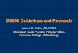 STEMI Guidelines and Research - RACECARS · STEMI Guidelines and Research James G. Jollis, MD, FACC President, North Carolina Chapter of the American College of Cardiology . Disclosure