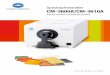 Spectrophotometer CM-3600A/CM-3610A...Storage temperature/humidity range 0 to 40 C, relative humidity 80% or less (at 35 C) with no condensation Size (WxHxD) CM-3600A 244 x 205 x 378