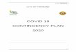 COVID 19 CONTINGENCY PLAN 2020 - example.com...RESTRICTED 01 April 2020 Phase 2 2 Document Information Document Type Contingency Plan Applicability Contingency plan in the event of