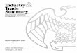 Industry & Trade Summary · 2016. 9. 2. · PREFACE In 1991 the United State.s International Trade Commission initiated its current Industry and Trade ~ummary series of informational
