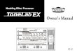 ToneLab EX Owner's Manual...When this “crossed‐out wheeled bin” symbol is displayed on the product, owner’s manual, battery, or battery package, it signifies that when you