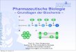 Pharmazeutische Biologieuser.uni-frankfurt.de/~dingerma/Podcast/10-Biochemie-WS...Pharmazeutische Biologie – Grundlagen der Biochemie – Prof. Dr. Theo Dingermann Institut für