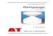 Raingauge - Delta T Delta-T Serial Number : RG1. Sensor type code : RG1 Date Calibration Correction