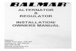 ARS2manual - Balmar...Alternator Bracket *-5276. to accommodate the new larger alternator. Speaking of V Belts. as you may have noticed, we have emphasized belt sizes and how manW