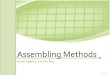 Assembling Methodsblog.ub.ac.id/adampartner/files/2013/01/Assembling... · 2013. 1. 8. · Assembling Methods Metode Perakitan Perakitan adalah proses penggabungan dari beberapa bagian