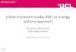 Urban transport modal shift: an energy systems approach 1E...Bus Car Rail Rail (exist) Cycle £/pkm, 2030 INVEST FIXOM FUEL INFRA. 14 Model analysis Modal shift in ESME, IEW2015 Steve