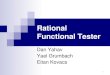 Rational Functional Tester - QA Testing Tools...pl an Re qui re me nt s pl a n Life-c ycle plan REVI E W 13 Software Testing 14 Software Testing Definition ... Type of testing where