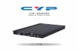 CP-259HNand PC resolutions up to 1080p/WUXGA. Additionally this unit can also convert a digital/analog audio signal and then simultaneously output to an HDMI, Optical and 3.5mm Mini
