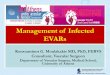 Management of Infected EVARs · 2019. 11. 9. · Endograft infection after EVAR •Rare: 70% •Median time from initial EVAR to the diagnosis