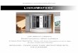 Lw4: 900mm x 900mm Model Variations: White and Black 6 Years … · 2020. 10. 2. · 2—Curved glass doors 1—Central Column with fitted electronic control panel & Valve 1—Chrome