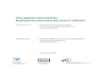The Legal Environment for Business Development Services in … Vietnam... · 2005. 2. 2. · LEGAL ENVIRONMENT FOR BDS IN VIETNAM PAGE III ACKNOWLEDGEMENTS The BDS Legal Environment