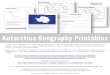 Antarctica Geography Printables - Homeschool Creations · 2017. 1. 16. · place between many world governments that helps keep Antarctica safe as a scientific preserve. The Antarctic