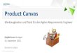 Product Canvas - andrena...Die effizienteste und effektivste Methode, Informationen an und innerhalb eines Entwicklungsteams zu übermitteln, ist im Gespräch von Angesicht zu Angesicht