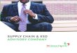SUPPLY CHAIN & ESD ADVISORY COMPANY · 2019. 12. 12. · Sourcing 7x7 model, Supplier Relationship Management, Contract Life Cycle Management (CLM) and recently developed e-Sourcing