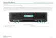 HPE ProLiant MicroServer Gen10 Plus · Overview Page 1 HPE ProLiant MicroServer Gen10 Plus ... Along with other enhancements such as 4x 1GbE onboard NICs and USB 3.2 Gen2 Type-A,