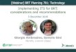 Implementing ITS for BRT: considerations and …...1 Giorgio Ambrosino, Saverio Gini MemEx, Livorno (Italy) [Webinar] BRT Planning 701: Technology Implementing ITS for BRT: considerations