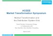 ACEEE Market Transformation Symposium · 2016. 4. 13. · ACEEE Market Transformation Symposium Market Transformation and the Distribution System Grid David Dobratz, Eversource Energy