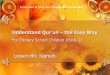 Understand Qur an the Easy Way · For Primary School Children (Book-1) Lesson-8b: Iqamah In the name of Allah, Most Beneficent, Most Merciful. Hay-ya `ala-Salaah: Come to the prayer