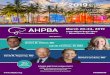 AHPBA | The Americas Hepato-Pancreato-Biliary Association ......AHPBA 2019 Annual Meeting March 20 - 24, 2019 in Miami Beach, FL “Get Better” BENEFITS OF EXHIBITING AND SPONSORSHIP