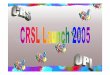 CRSL Launch (Final) - Clarksons · Microsoft PowerPoint - CRSL Launch (Final) Author chw Created Date 7/6/2005 11:54:22 AM 