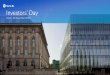 Investors’ Day - Swiss Re8859787c-7806-44fb-89d6-5bd4bf… · Investors' Day | Zurich, 20 November 2020 Time Content Management 10:30 –11:05 Group CEO update Christian Mumenthaler